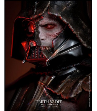 DARTH VADER BATTLE DAMAGED DELUXE VERSION  HOT TOYS