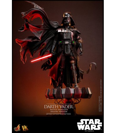 DARTH VADER BATTLE DAMAGED DELUXE VERSION  HOT TOYS