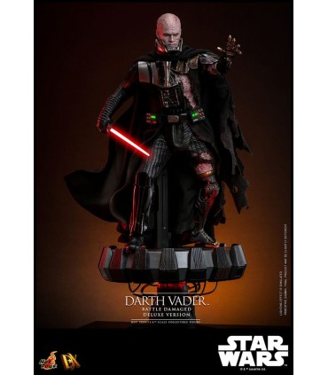 DARTH VADER BATTLE DAMAGED DELUXE VERSION  HOT TOYS