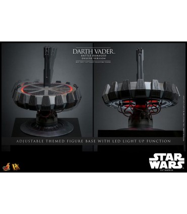 DARTH VADER BATTLE DAMAGED DELUXE VERSION  HOT TOYS