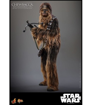 CHEWBACCA WITH DISASSEMBLED C-3PO HOT TOYS