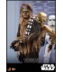 CHEWBACCA WITH DISASSEMBLED C-3PO HOT TOYS