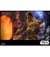 CHEWBACCA WITH DISASSEMBLED C-3PO HOT TOYS