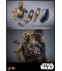 CHEWBACCA WITH DISASSEMBLED C-3PO HOT TOYS