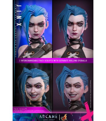 JINX ARCANE LEAGUE OF LEGENDS  HOT TOYS
