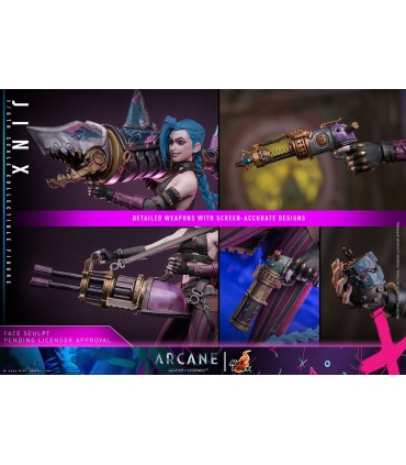 JINX ARCANE LEAGUE OF LEGENDS  HOT TOYS
