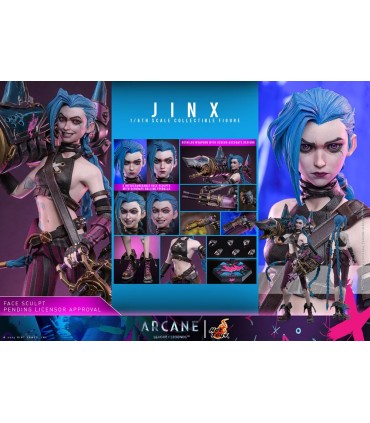 JINX ARCANE LEAGUE OF LEGENDS  HOT TOYS