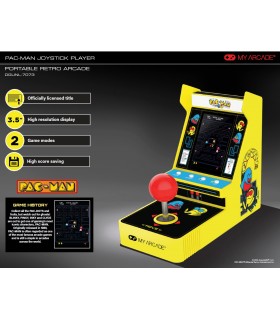 RETRO JOYSTICK PLAYER PACMAN