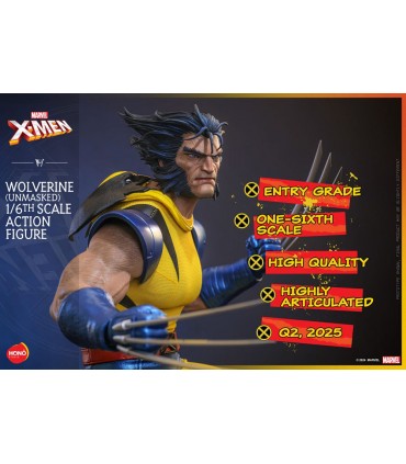 WOLVERINE UNMASKED HONO HOT TOYS