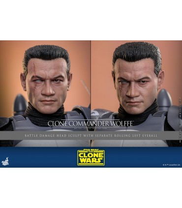 WOLFFE CLONE COMMANDER HOT TOYS