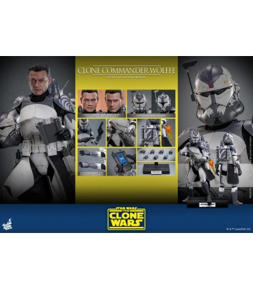 WOLFFE CLONE COMMANDER HOT TOYS