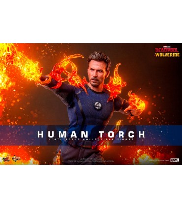 HUMAN TORCH DEADPOOL & WOLVERINE HOT TOYS