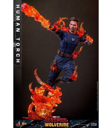 HUMAN TORCH DEADPOOL & WOLVERINE HOT TOYS