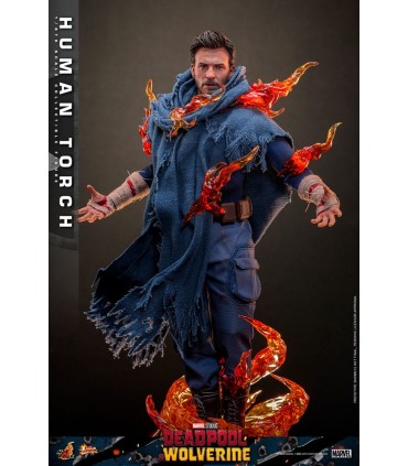 HUMAN TORCH DEADPOOL & WOLVERINE HOT TOYS