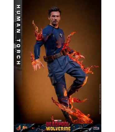 HUMAN TORCH DEADPOOL & WOLVERINE HOT TOYS