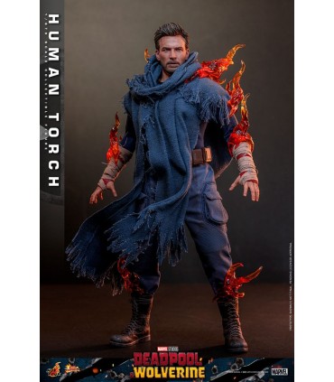 HUMAN TORCH DEADPOOL & WOLVERINE HOT TOYS