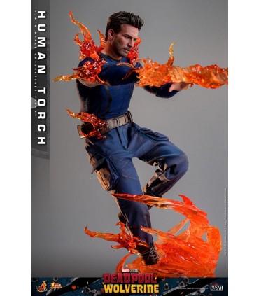 HUMAN TORCH DEADPOOL & WOLVERINE HOT TOYS