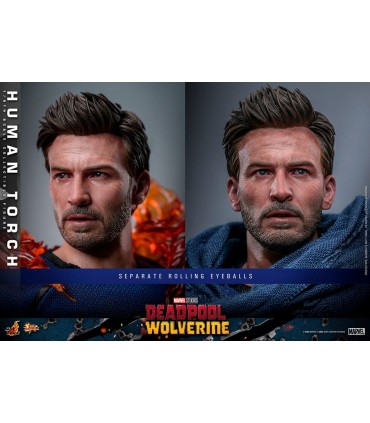 HUMAN TORCH DEADPOOL & WOLVERINE HOT TOYS