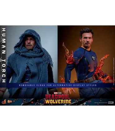 HUMAN TORCH DEADPOOL & WOLVERINE HOT TOYS
