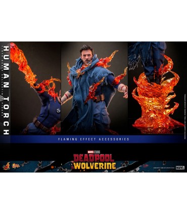 HUMAN TORCH DEADPOOL & WOLVERINE HOT TOYS