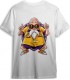 CAMISETA DRAGON BALL ROSHI DOBLE BLANCA