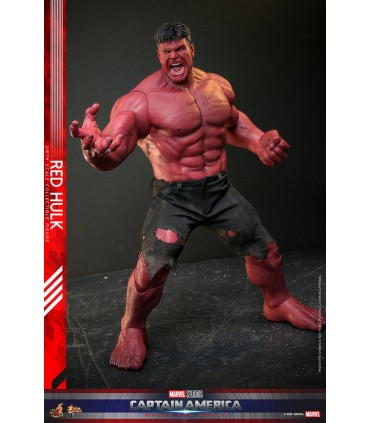 RED HULK CAPITAN AMERICA BRAVE NEW WORLD HOT TOYS