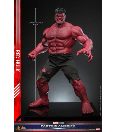 RED HULK CAPITAN AMERICA BRAVE NEW WORLD HOT TOYS