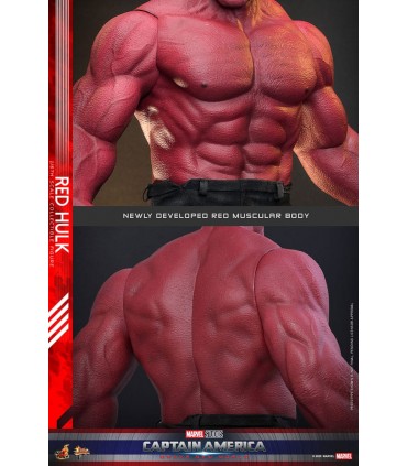 RED HULK CAPITAN AMERICA BRAVE NEW WORLD HOT TOYS