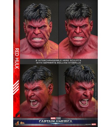 RED HULK CAPITAN AMERICA BRAVE NEW WORLD HOT TOYS