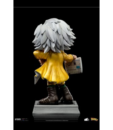 DOC BROWN BBTF 2 MINI CO  IRON STUDIOS