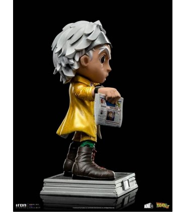 DOC BROWN BBTF 2 MINI CO  IRON STUDIOS