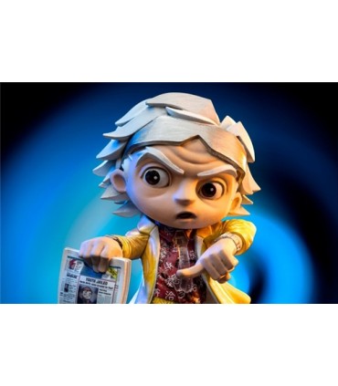 DOC BROWN BBTF 2 MINI CO  IRON STUDIOS