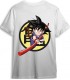 CAMISETA DRAGON BALL GOKU PALO BLANCA