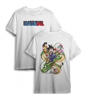 CAMISETA DRAGON BALL TODOS BLANCA