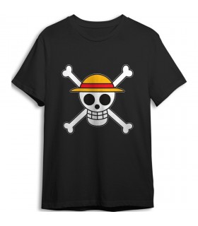 CAMISETA ONE PIECE SKULL NEGRO