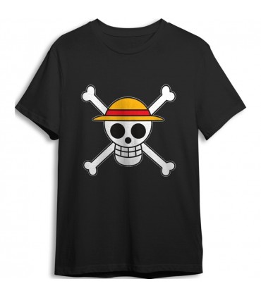 CAMISETA ONE PIECE SKULL NEGRO