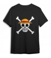 CAMISETA ONE PIECE SKULL NEGRO