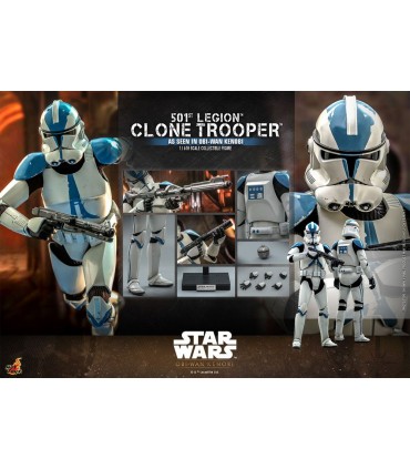 501 LEGION CLONE TROOPER OBI WAN KENOBI SERIE HOT TOYS