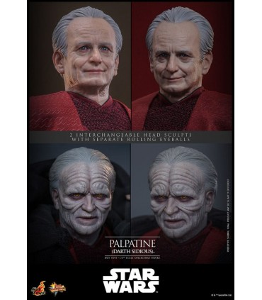PALPATINE STAR WARS EPISODIO 3 HOT TOYS