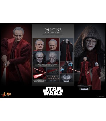PALPATINE STAR WARS EPISODIO 3 HOT TOYS