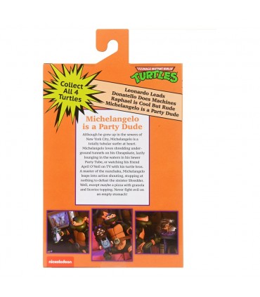MICHELANGELO   TMNT CARTOON ULTIMATE VHS NECA