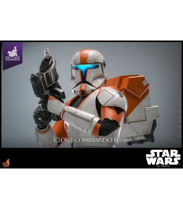CLONE COMMANDO BOSS  EXCLUSIVE HOT TOYS
