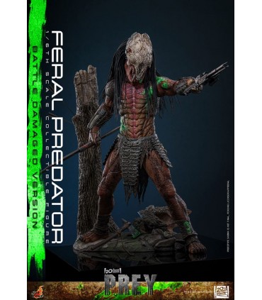 FERAL PREDATOR BATTLE DAMAGED HOT TOYS