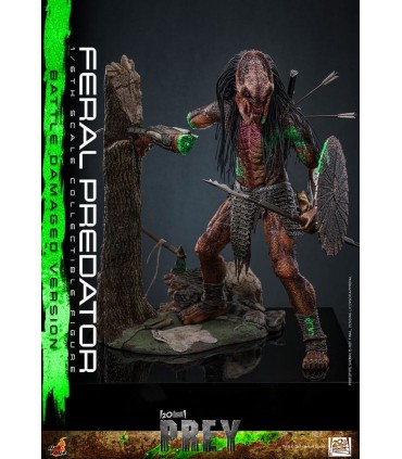 FERAL PREDATOR BATTLE DAMAGED HOT TOYS
