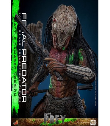 FERAL PREDATOR BATTLE DAMAGED HOT TOYS