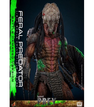 FERAL PREDATOR BATTLE DAMAGED HOT TOYS