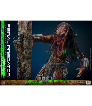 FERAL PREDATOR BATTLE DAMAGED HOT TOYS