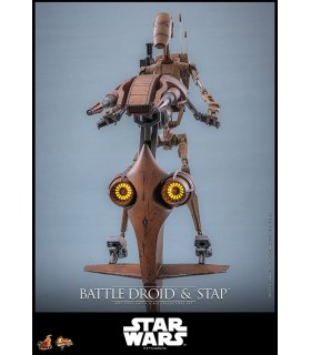 BATTLE DROID & STAP THE PHANTOM MENACE HOT TOYS