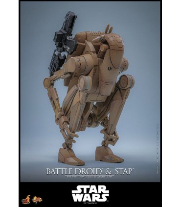 BATTLE DROID & STAP THE PHANTOM MENACE HOT TOYS