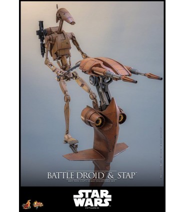 BATTLE DROID & STAP THE PHANTOM MENACE HOT TOYS